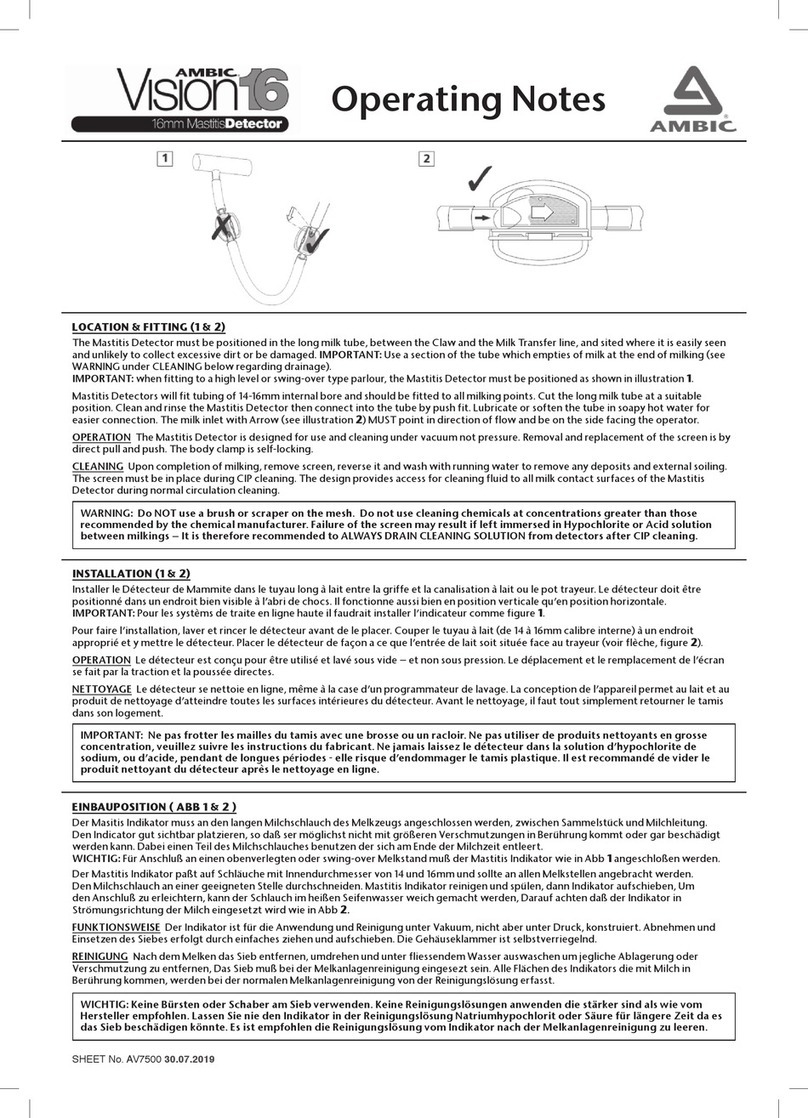 AMBIC Vision 16 Operating Notes