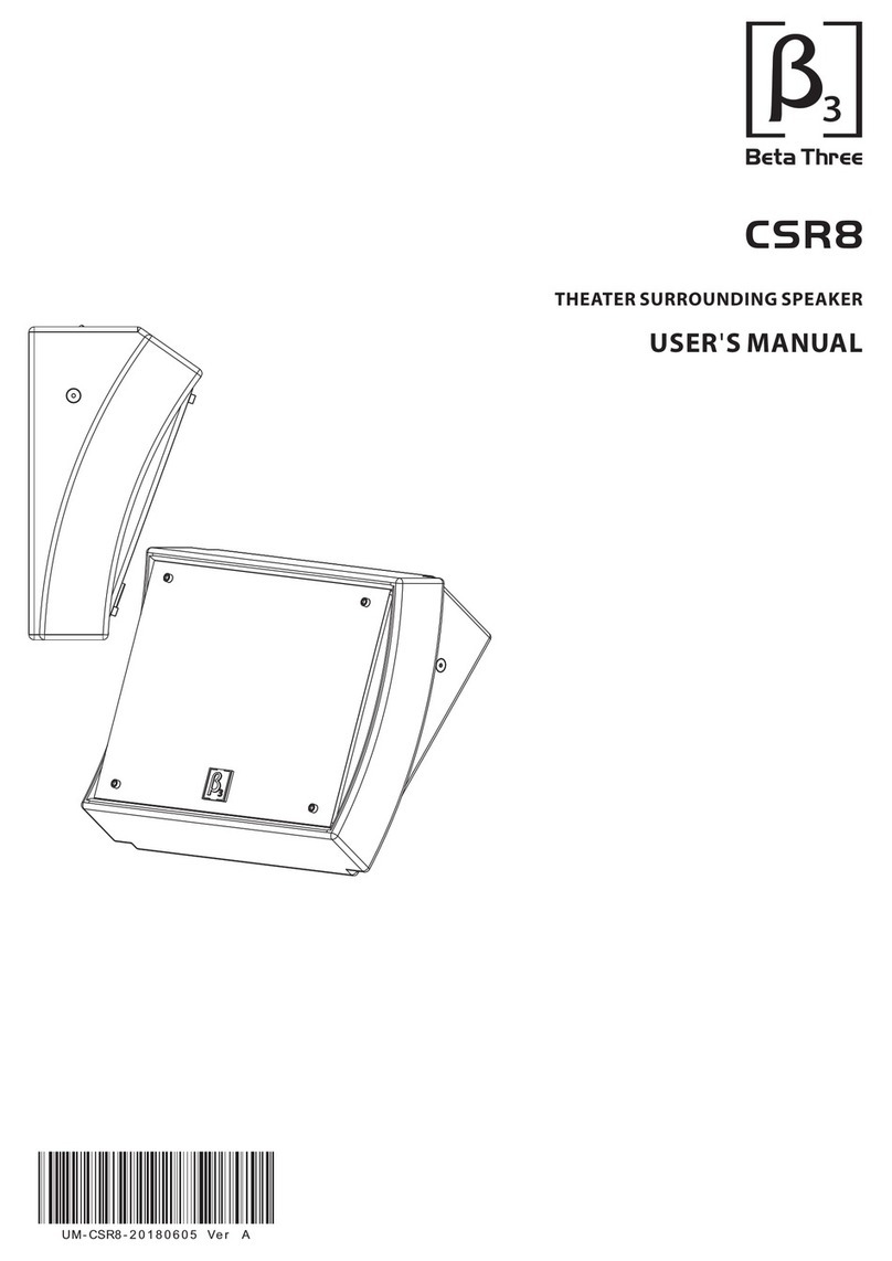 Beta Three CSR8 User manual