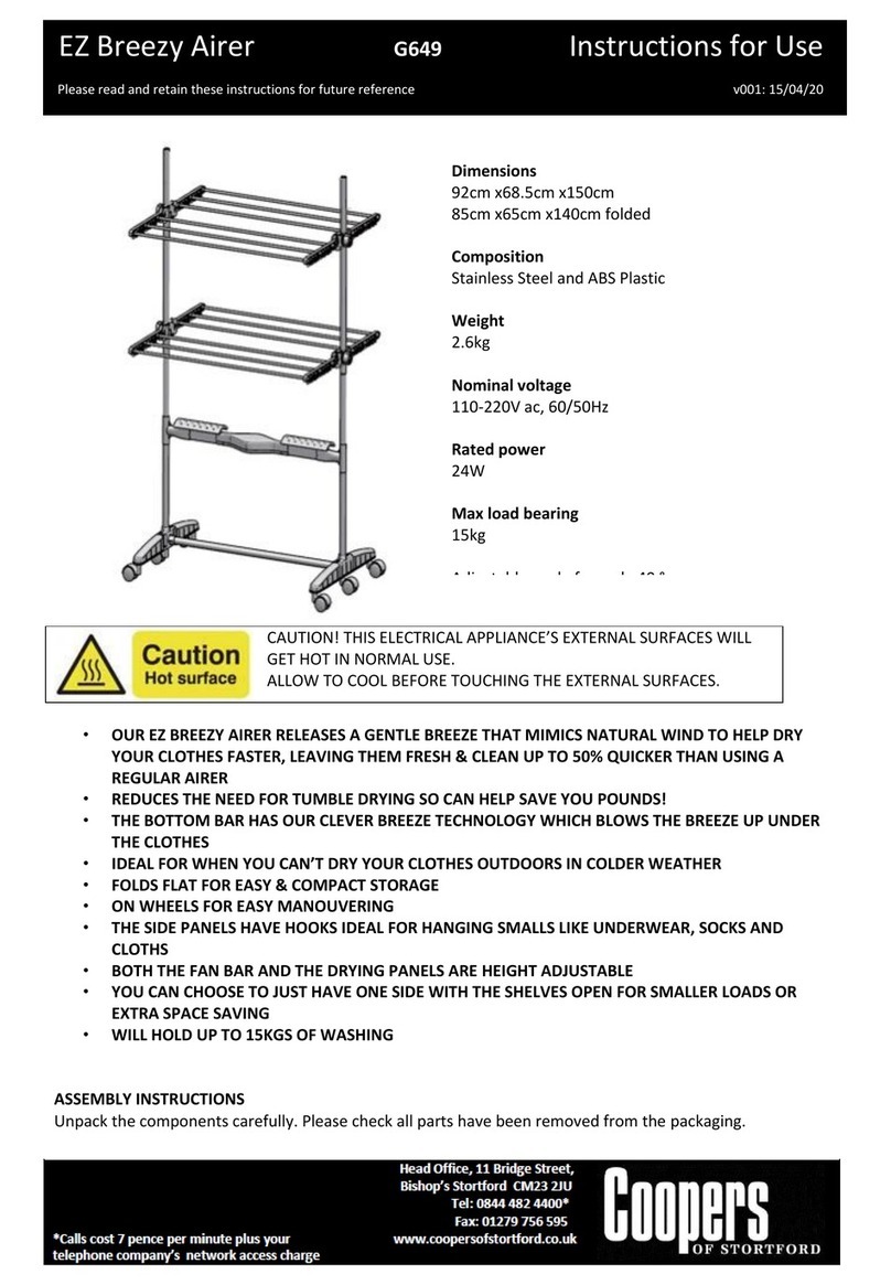 Coopers G649 Instructions for use