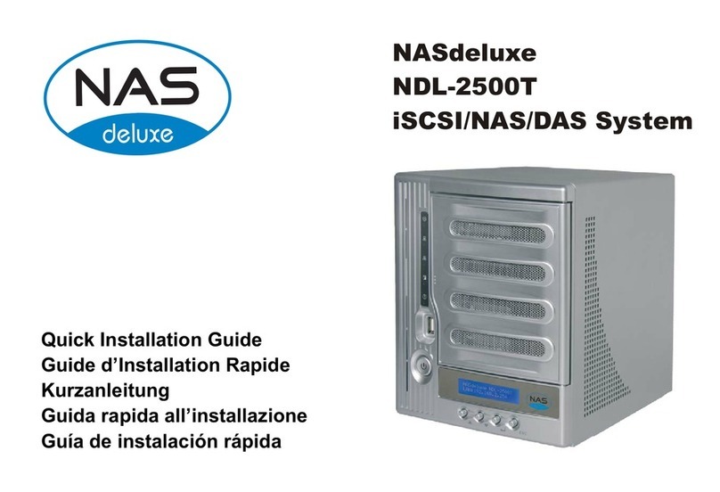 NASdeluxe NDL-2500T Quick installation guide