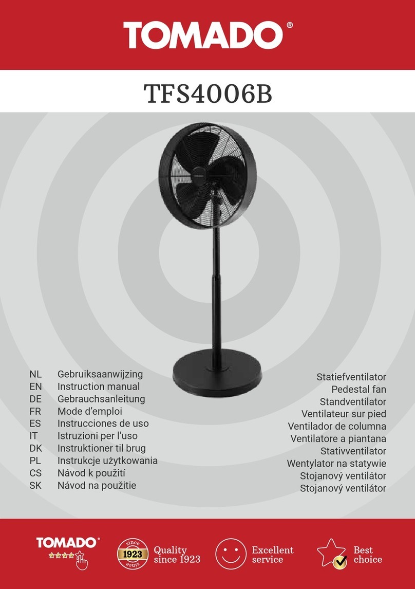 tomado TFS4006B User manual