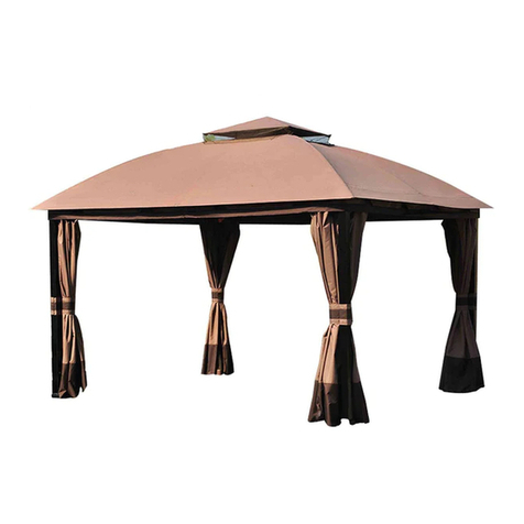 Sunjoy 10’x12’ Benen Gazebo L-GZ215PST-1 User manual