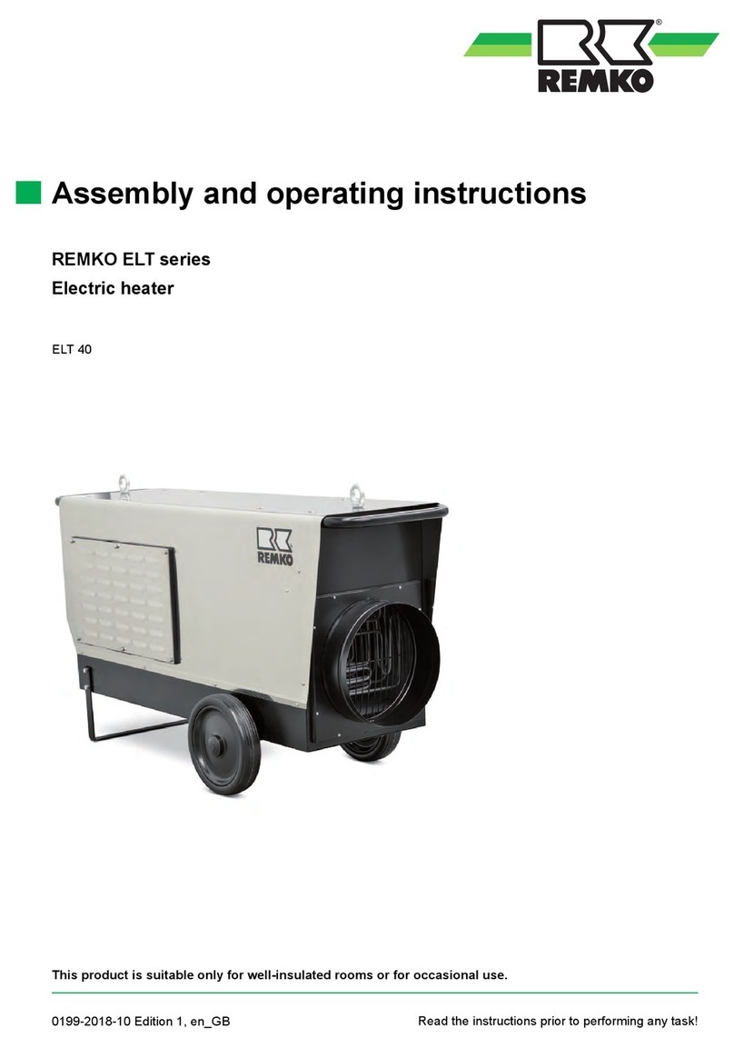 REMKO ELT Series Assembly and operating instructions