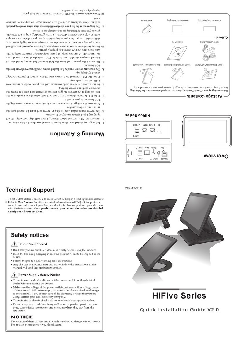 Datavan HiFive Series Quick installation guide
