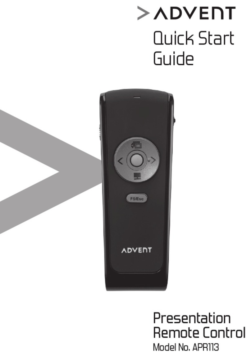 Advent APR113 quick start guide