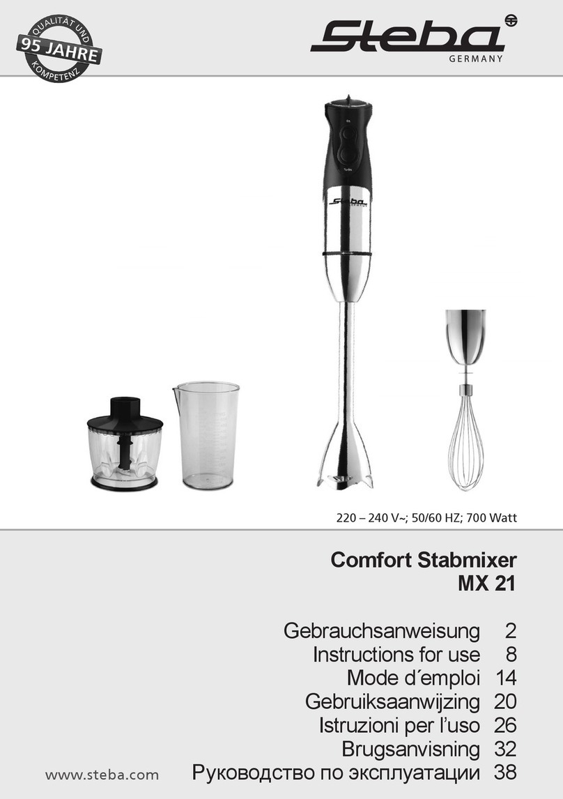Steba MX 21 Instructions for use