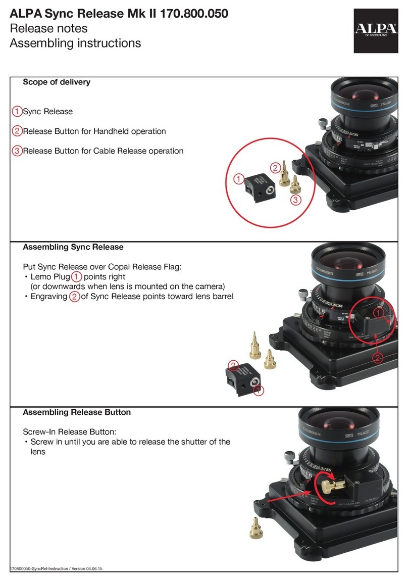 ALPA Sync Release Mk II Assembling instructions