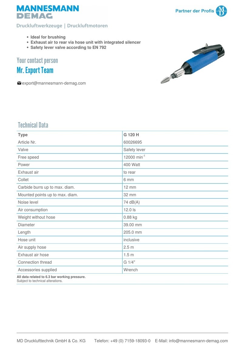 Mannesmann Demag G 12000 Instructions for use