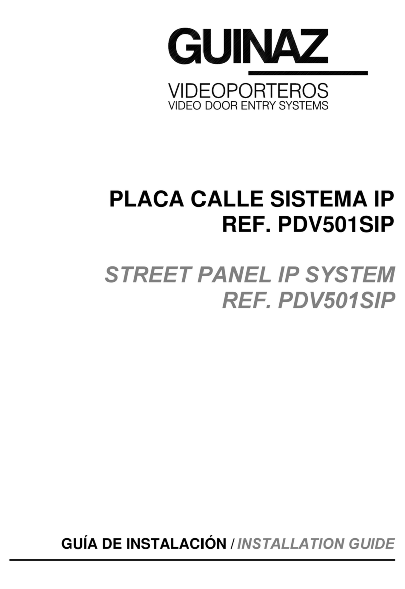 Guinaz PDV501SIP User manual Guinaz PDV501SIP User manual