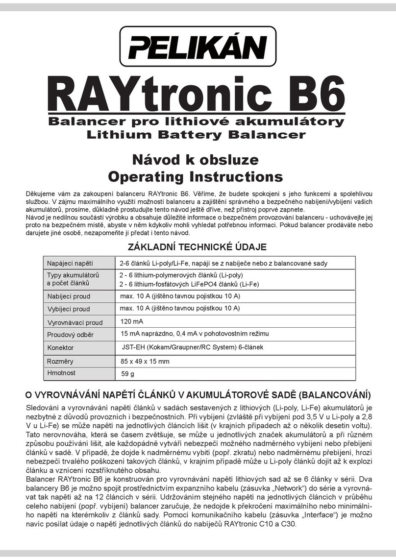 Pelikan RAYtronic B6 operating instructions