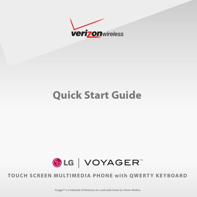 LG VOYAGER quick start guide