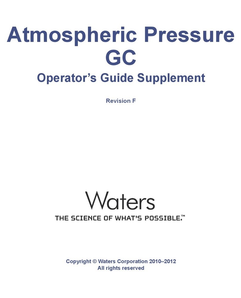 Waters APGC Owner's manual