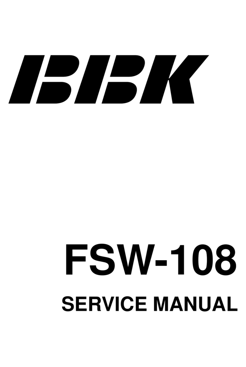 BBK FSW-108 Service manual