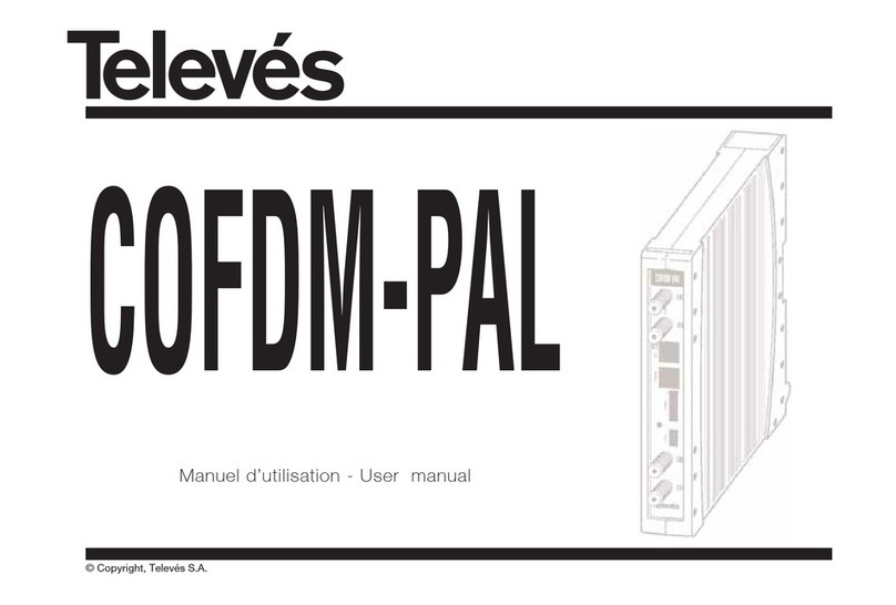 Televes COFDM-PAL User manual
