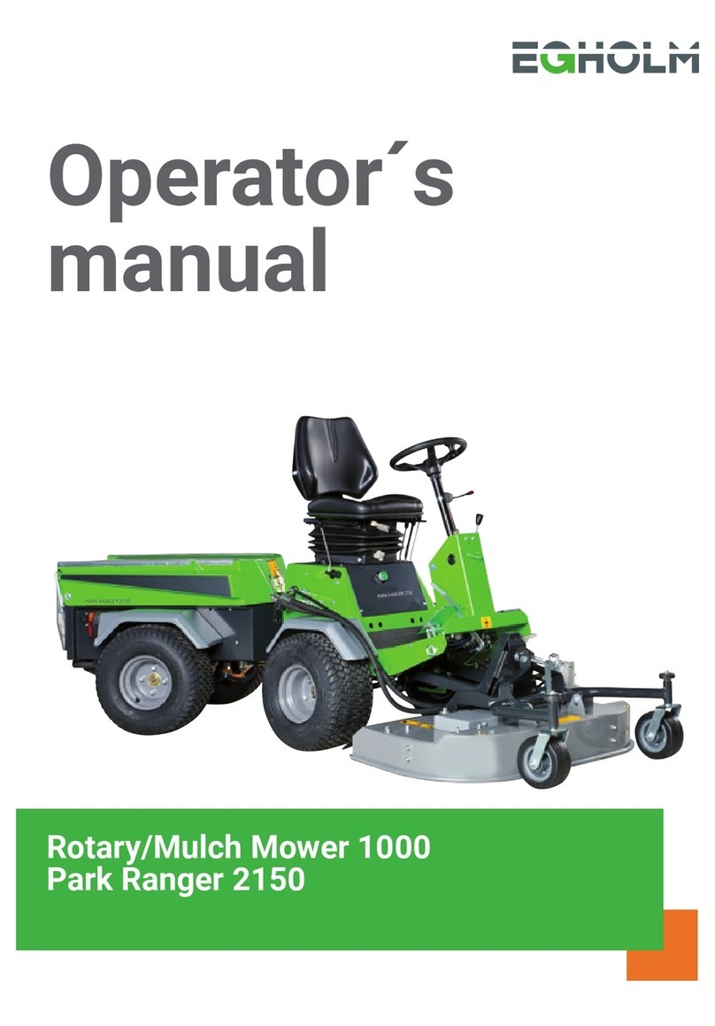 Egholm Park Ranger 2150 Rotary/Mulch Mower 1000 User manual