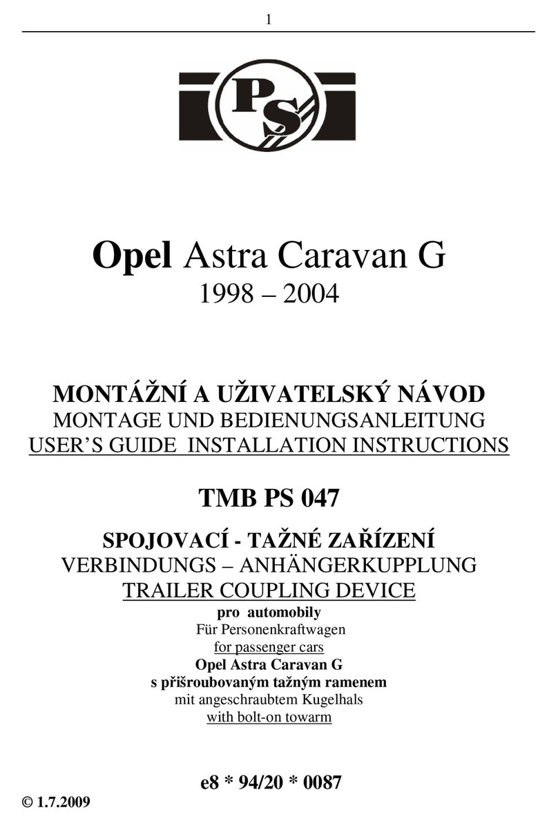 PROF SVAR TMB PS 047 User's guide and installation instructions PROF SVAR TMB PS 047 User's guide and installation instructions