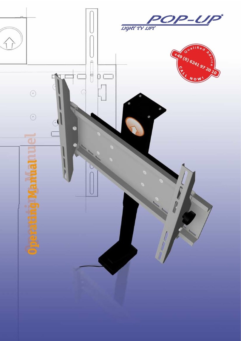 FLATLIFT Pop-Up operating manual