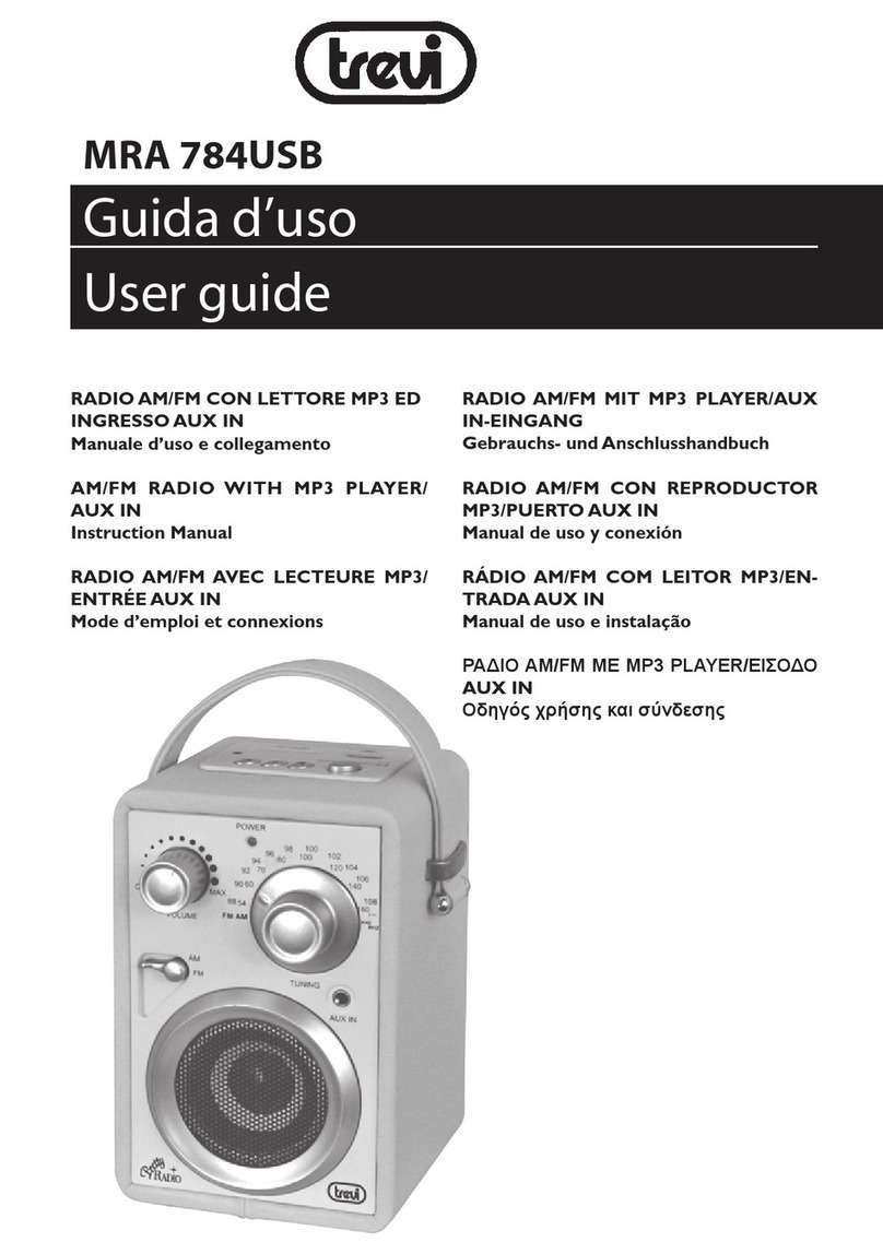 Trevi MRA 784USB user guide
