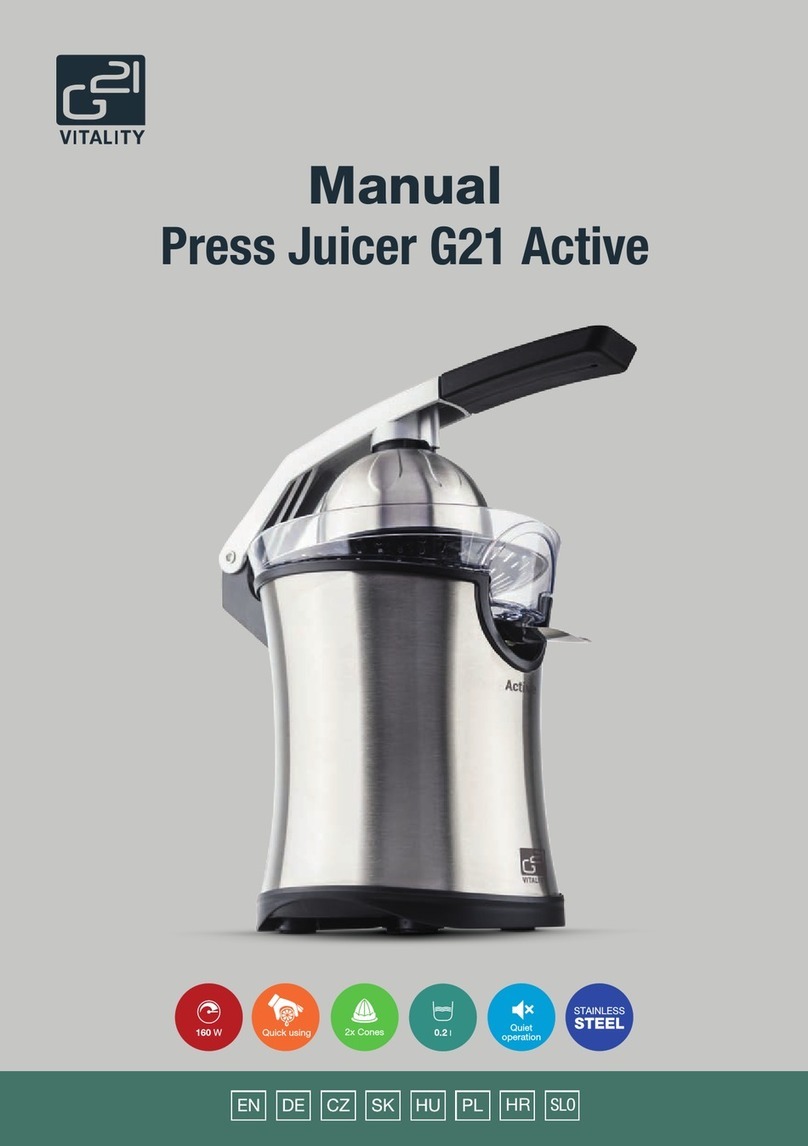 G21 Active User manual