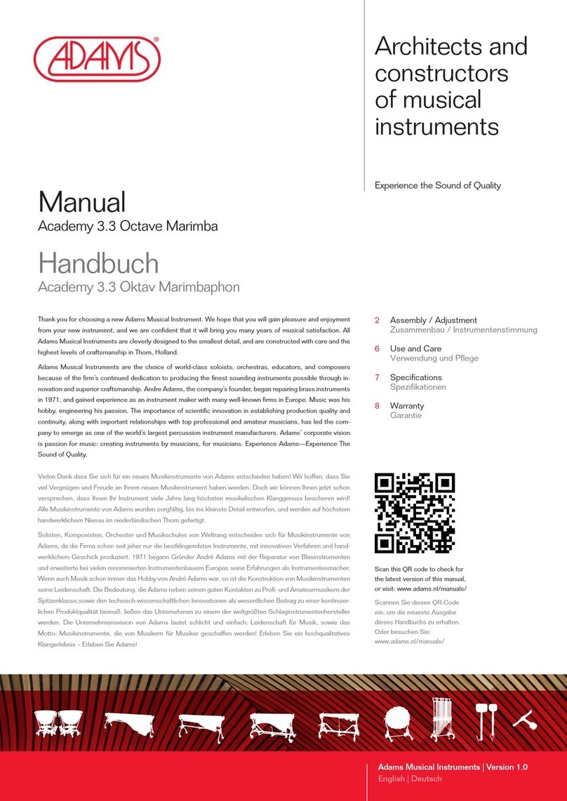 Adams MSLD33 manual