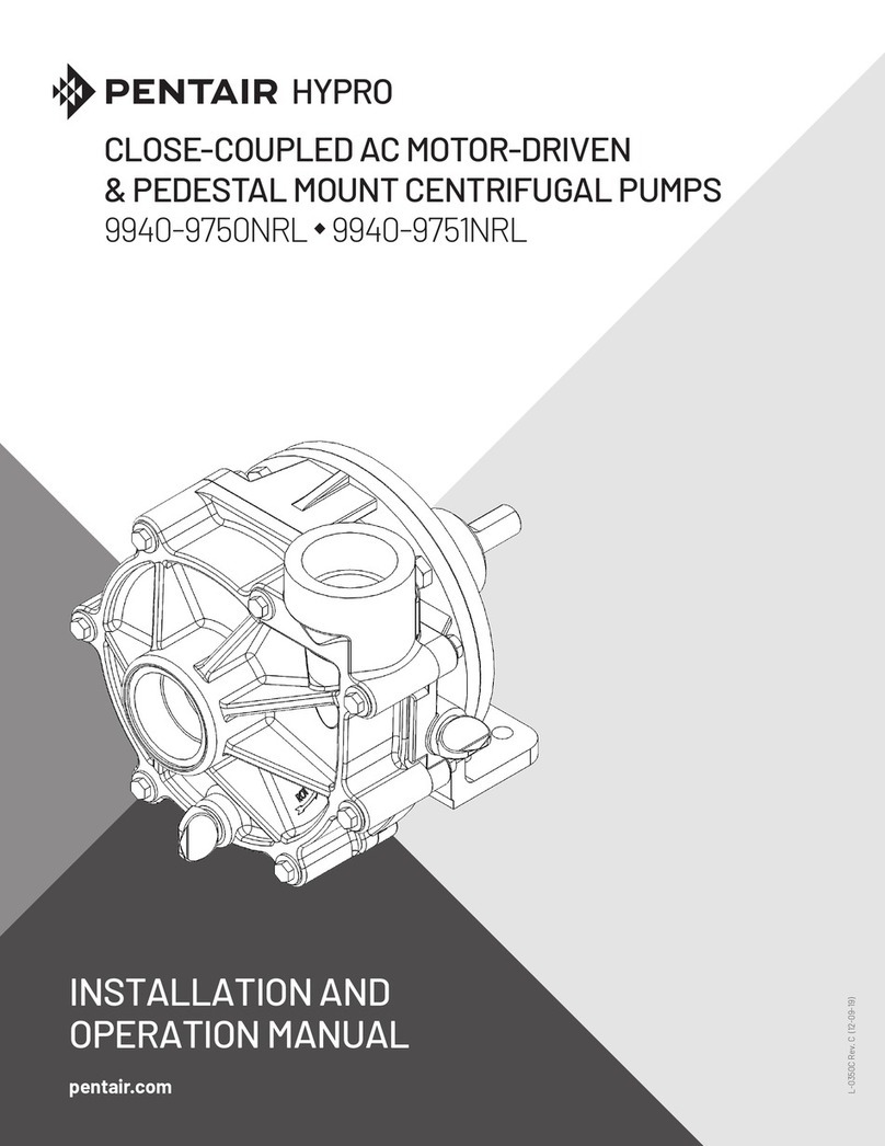 Pentair HYPRO 9700 Series Installation and operation manual