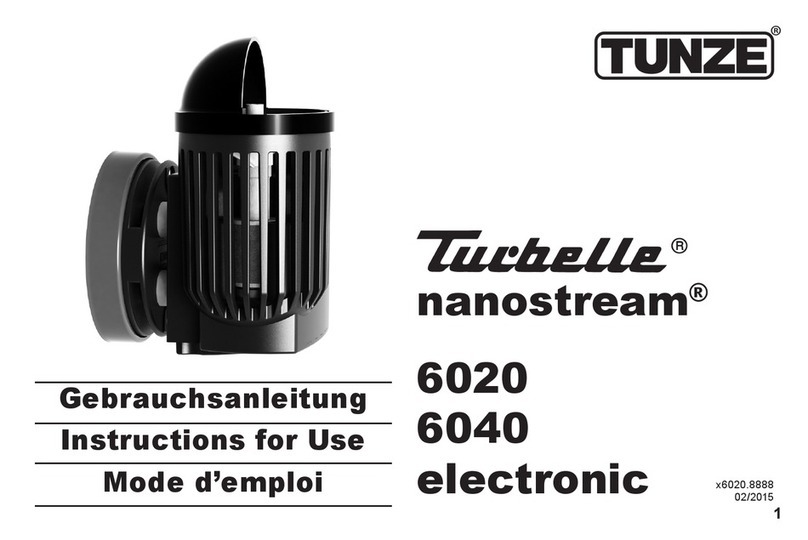 Tunze Turbelle nanostream 6020 User manual Tunze Turbelle nanostream 6020 User manual