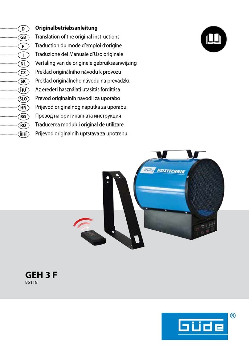 Gude GEH 3 F Translation of the original instructions Gude GEH 3 F Translation of the original instructions