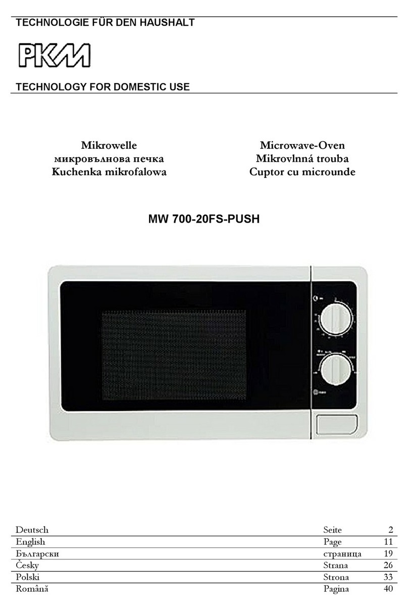 Pkm MW 700-20FS-PUSH manual