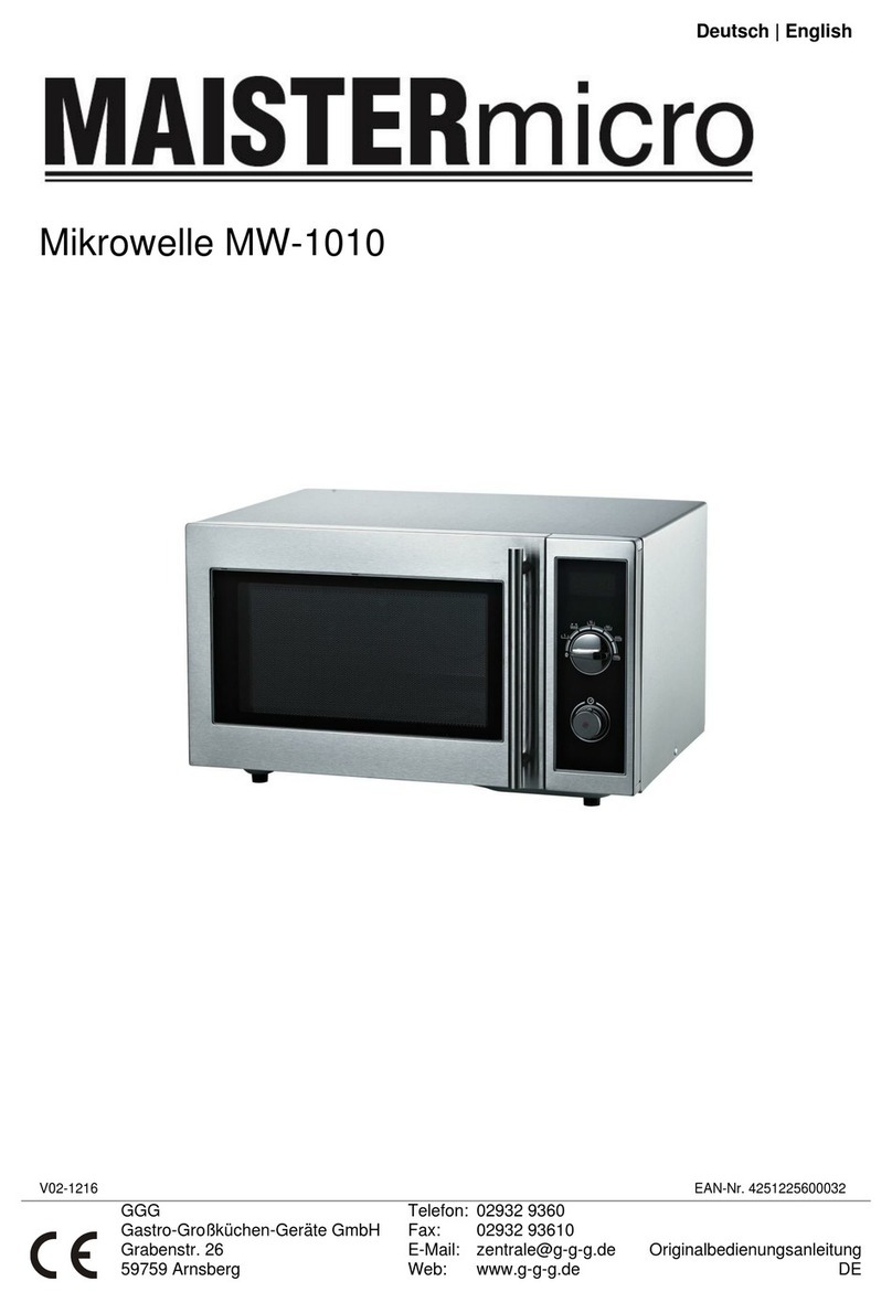 MAISTERmicro MW-1010 manual