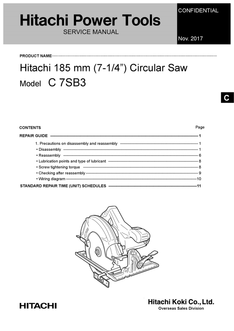 Hitachi C 7SB3 User manual