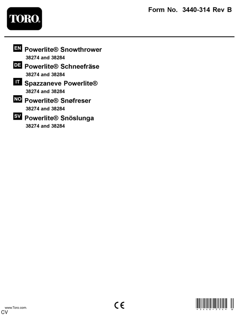 Toro Powerlite 38274 Operator's manual