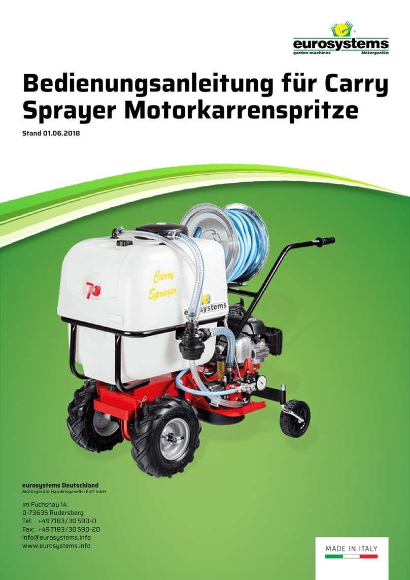 Euro Systems Carry Sprayer Translation of original user instructions