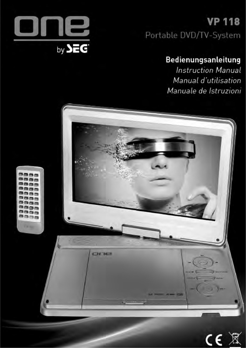 Seg ONE VP 118 instruction manual
