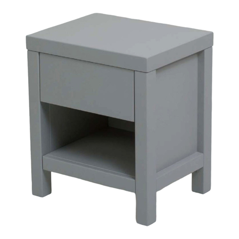 QU-AX JOY Desk with drawer and door 54 06 11... User manual