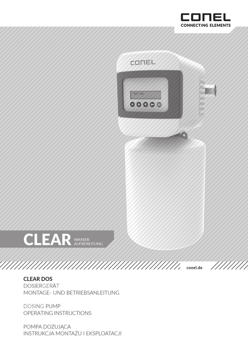 Conel CLEAR DOS operating instructions
