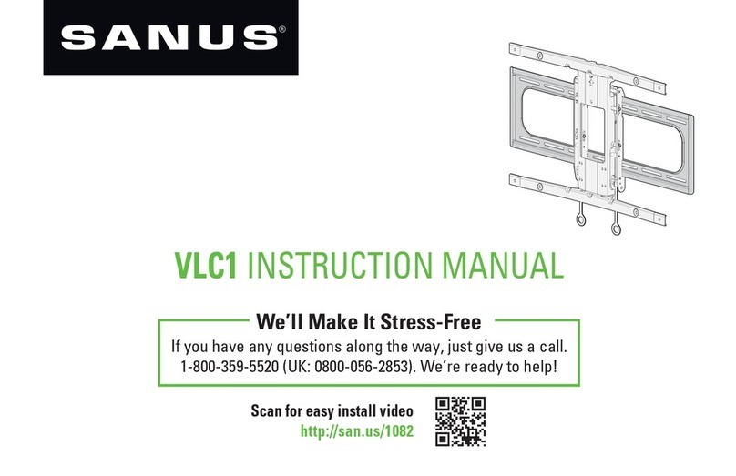 Sanus VLC1 instruction manual