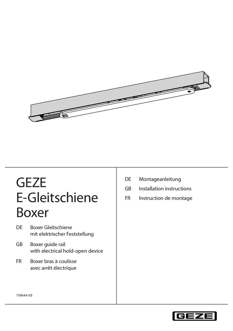 GEZE Boxer installation instructions