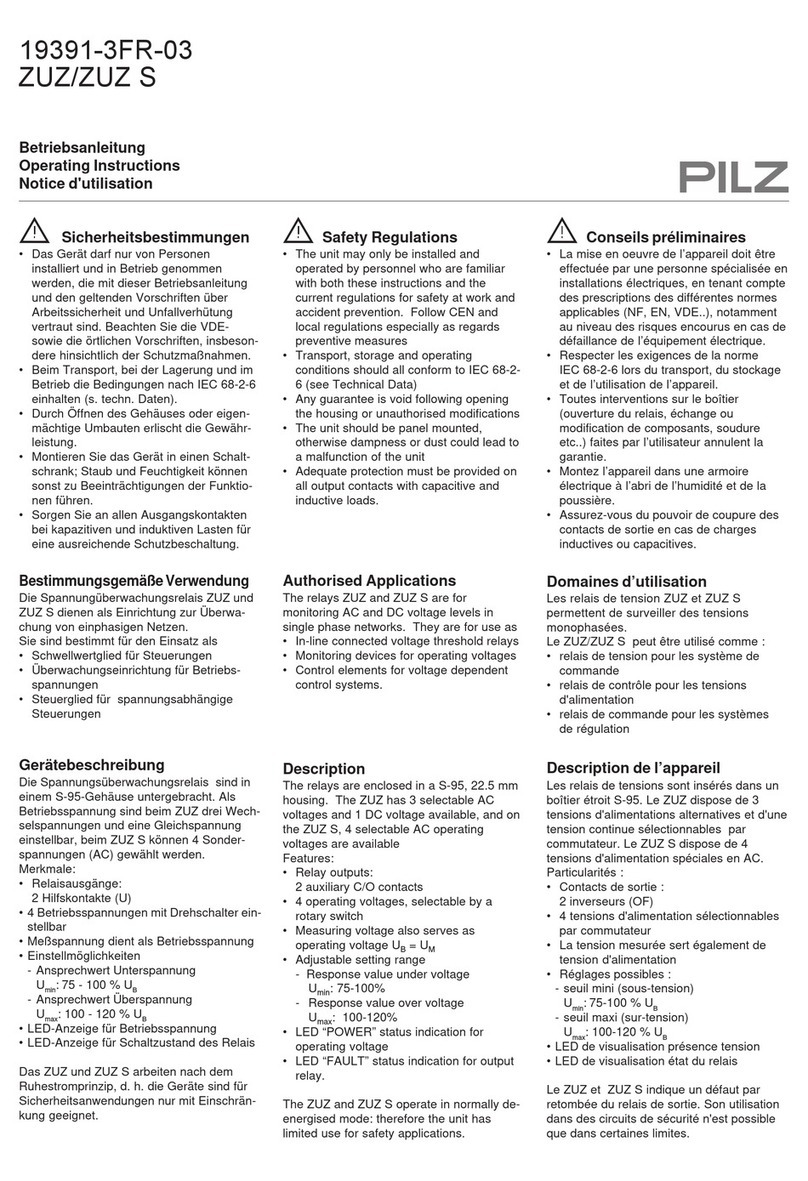 Pilz ZUZ User manual