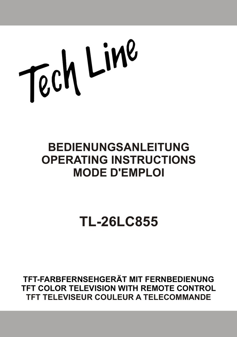 Tech Line TL-26LC855 operating instructions