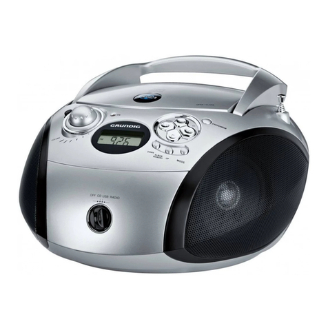 Grundig RCD 1445 USB User manual Grundig RCD 1445 USB User manual