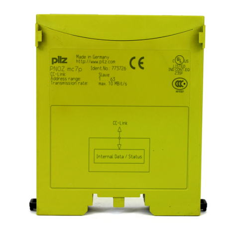 Pilz PNOZ mc7p User manual Pilz PNOZ mc7p User manual