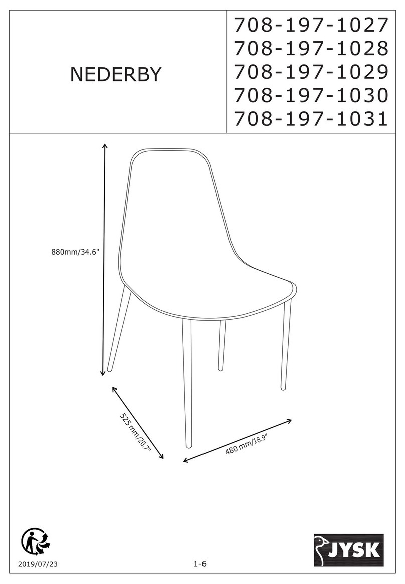 Jysk NEDERBY 708-197-1027 manual