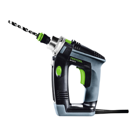 Festool DR 18/4 E Installation instructions