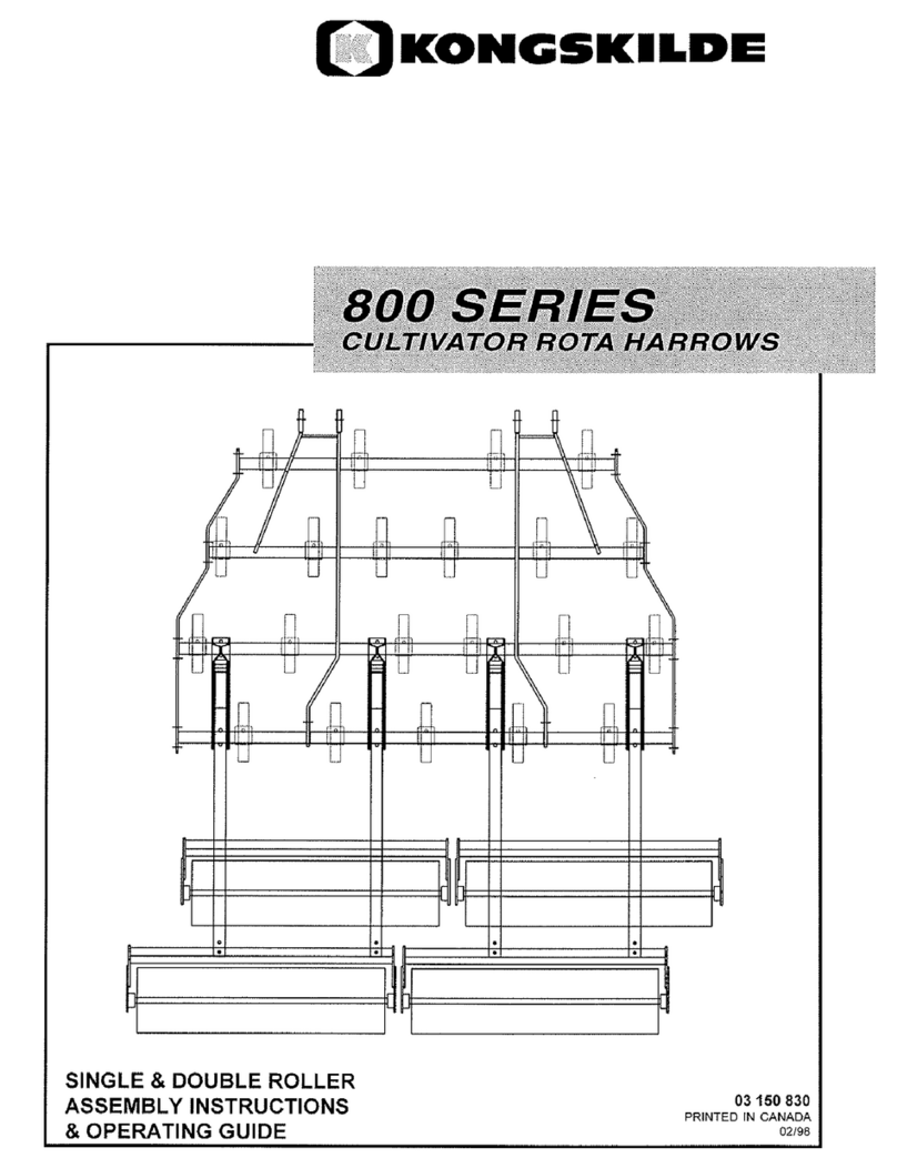 Kongskilde 800 Series Assembly Instructions & Operating Guide