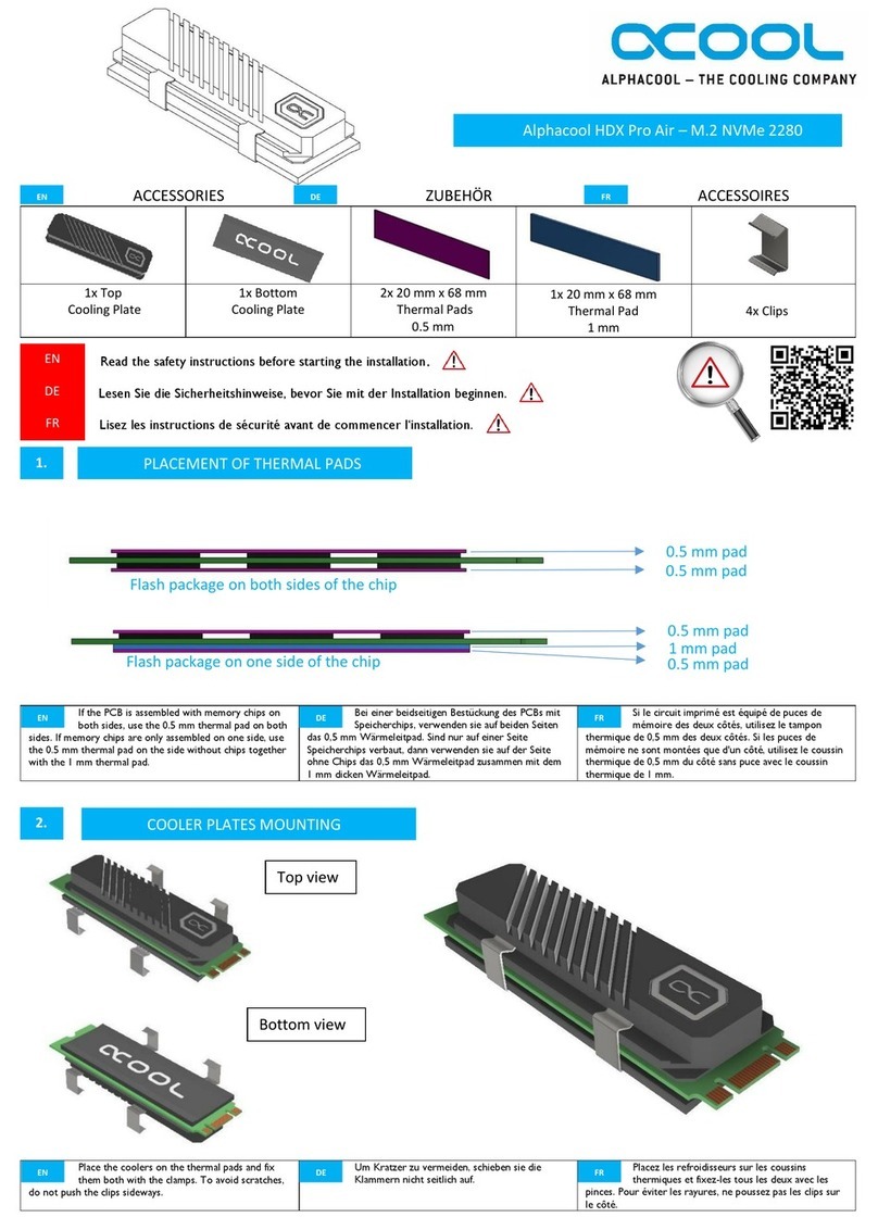 Alphacool HDX Pro Air User manual