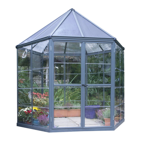 Palram Oasis Hex Greenhouse User manual