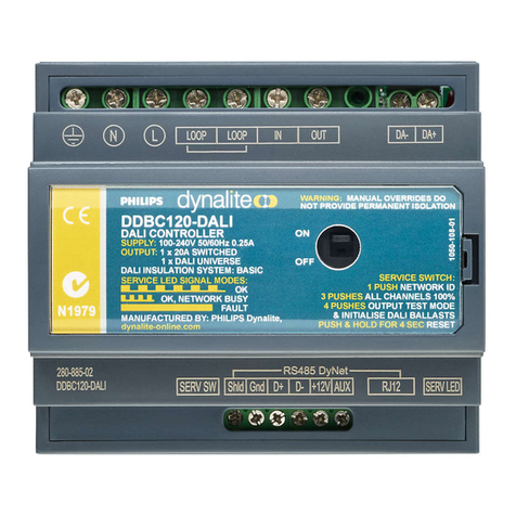 Philips dynalite DDBC120-DALI User manual