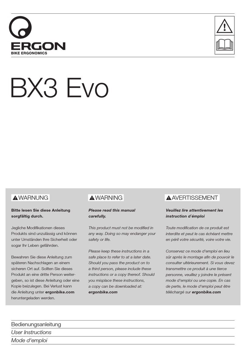 Ergon BX3 Evo User manual