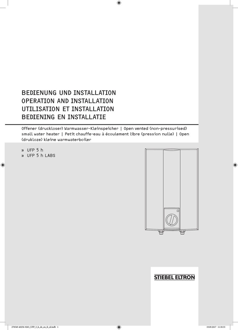 Steibel Eltron UFP 5 h Operation and installation Steibel Eltron UFP 5 h Operation and installation