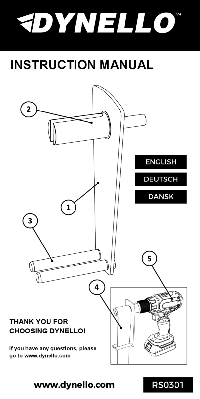 Dynello RS0301 instruction manual